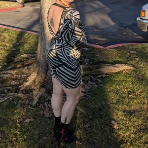 Art Deco inspired Body-Con Dress